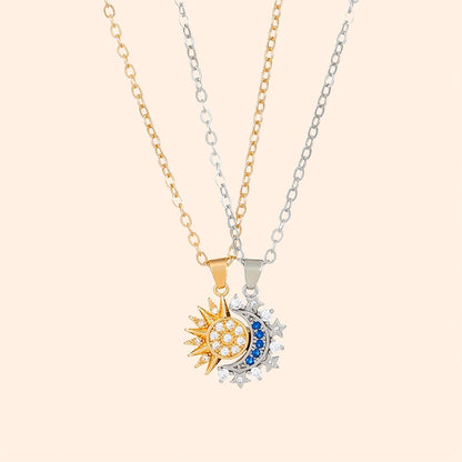 COFFRET SPHÈRE MAGIQUE – COLLIER SOLEIL ET LUNE (2 PIÈCES)